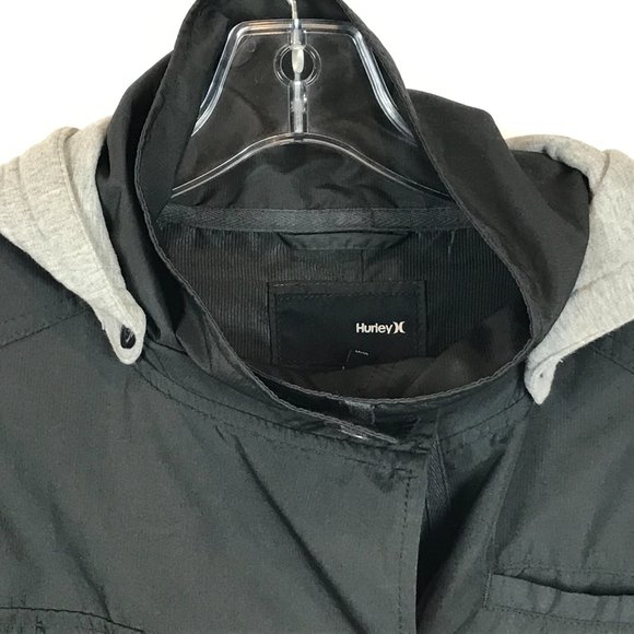 Size Large Hurley Winchester Slicker Gray Jacket - Picture 6 of 8